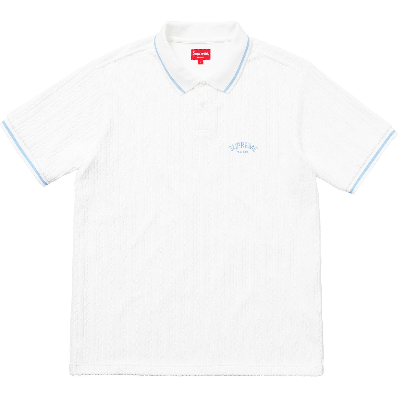 Cable Knit Terry Polo view 8